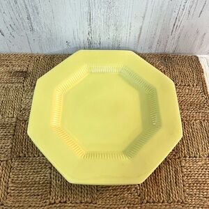 Vintage independence ironstone dinner plate yellow castleton replacement